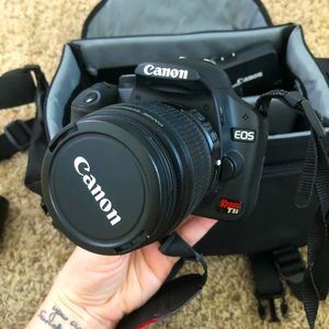 Canon Rebel T1i EOS with additional 50mm lens